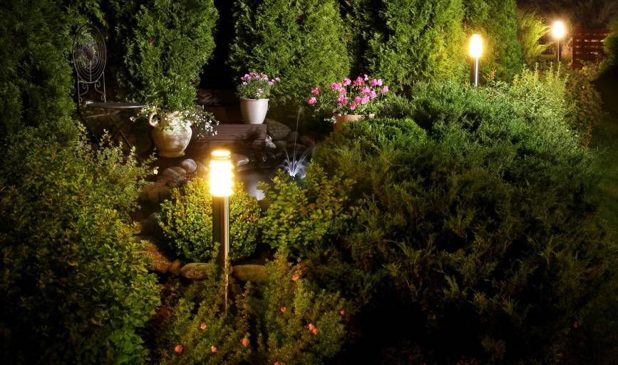 Landscape Lighting Installation